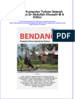 PDF of Bendang Kumpulan Tulisan Sejarah Dan Budaya DR Abdullah Khusairi M A Editor Full Chapter Ebook