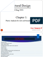 Chapter 1 Plastic Analysis for slab and framed structures