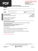 Cambridge International General Certificate of Secondary Education