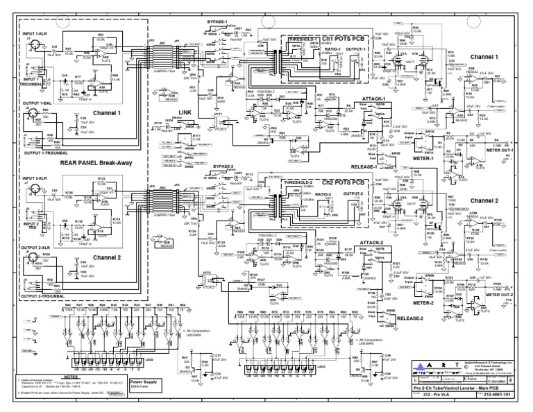 Art Pro VLA II Schematic Manual | PDF