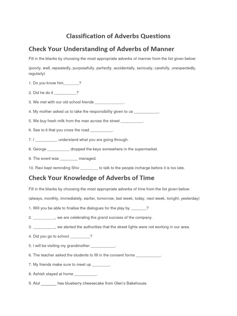Classification of Adverbs Questions - c6dfff63 Ada6 42bd Babc ...