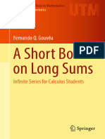 2023 - SPR - A Short Book On Long Sums. Infinite Series For Calculus Students - Gouvea