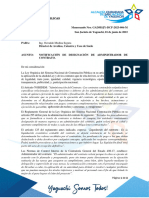 MEMORANDO 006 Designacion Administrador de Contrato