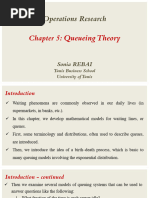 Chapter 5 Queueing Theory