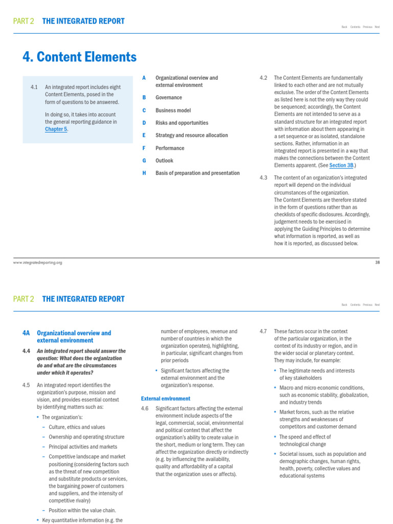 Key Elements of Integrated Reporting | PDF | Strategic Management ...