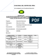 Informe Final Invetigacion CLP Setiembre 2011