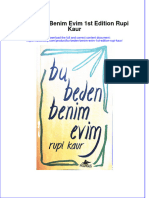 Download pdf of Bu Beden Benim Evim 1St Edition Rupi Kaur full chapter ebook 