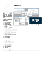 Modelado de base de datos