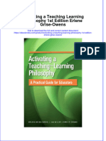 Download full ebook of Activating A Teaching Learning Philosophy 1St Edition Erlene Grise Owens online pdf all chapter docx 