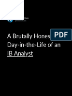 A Brutally Honest Day-in-the-Life of An IB Analyst