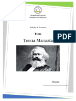 Trabalho escolar sobre as teorias marxistas -By Josemar Mateus