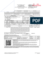 Factura Honda City2019