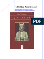PDF of Cin Tarihi 1St Edition Rene Grousset Full Chapter Ebook