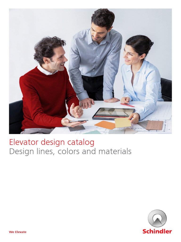 Schindler Elevator Design Catalog En Pdf Touchscreen Elevator