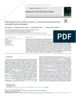 Advancements in Low-Carbon Concrete As A Construction Material For The Sustainable Built Environment