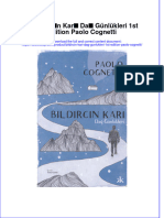 Full Download Bildircin Kari Dag Gunlukleri 1St Edition Paolo Cognetti Online Full Chapter PDF