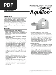 Aquilion Lightning 80 - 160 SP Data