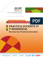 02 CPD PD y Residencia Iv Recrear Las Practicas Docentes 4to Anio Primaria