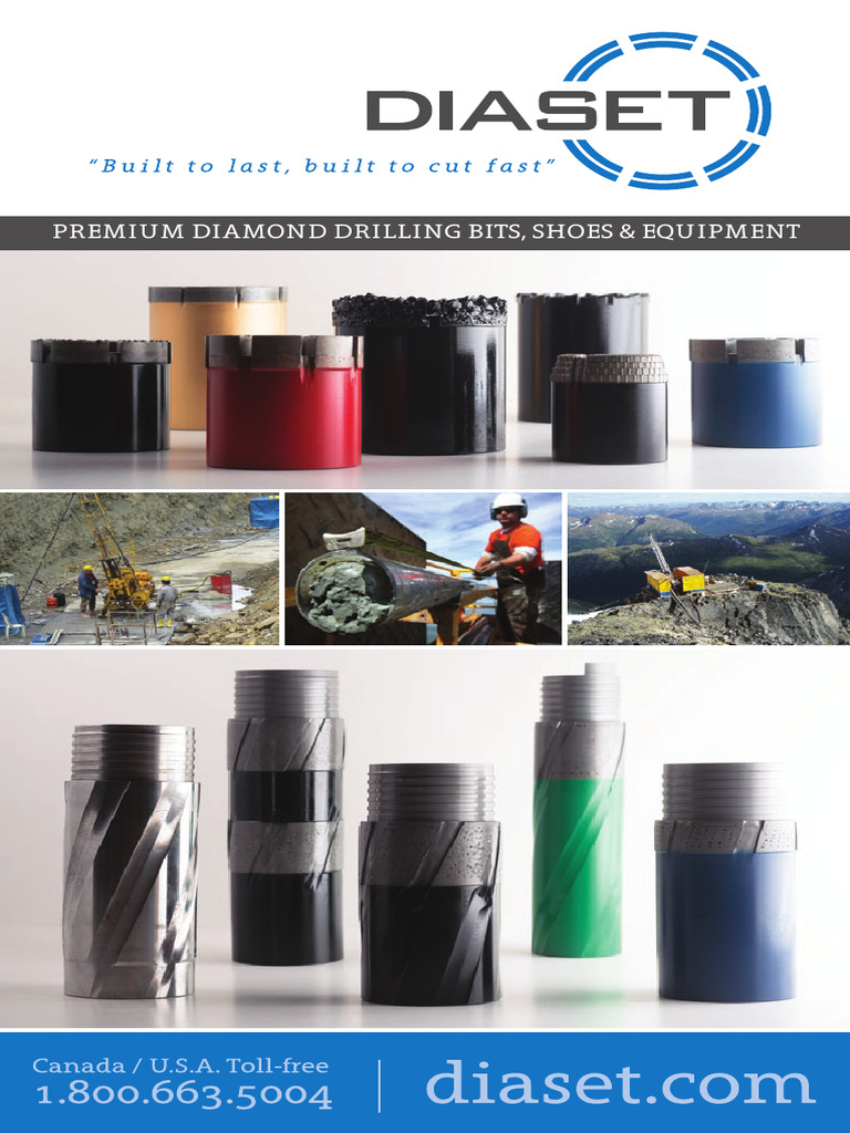 Diaset Brochure Web2 | PDF | Drilling | Diamond
