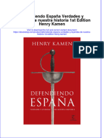PDF of Defendiendo Espana Verdades Y Leyendas de Nuestra Historia 1St Edition Henry Kamen Full Chapter Ebook