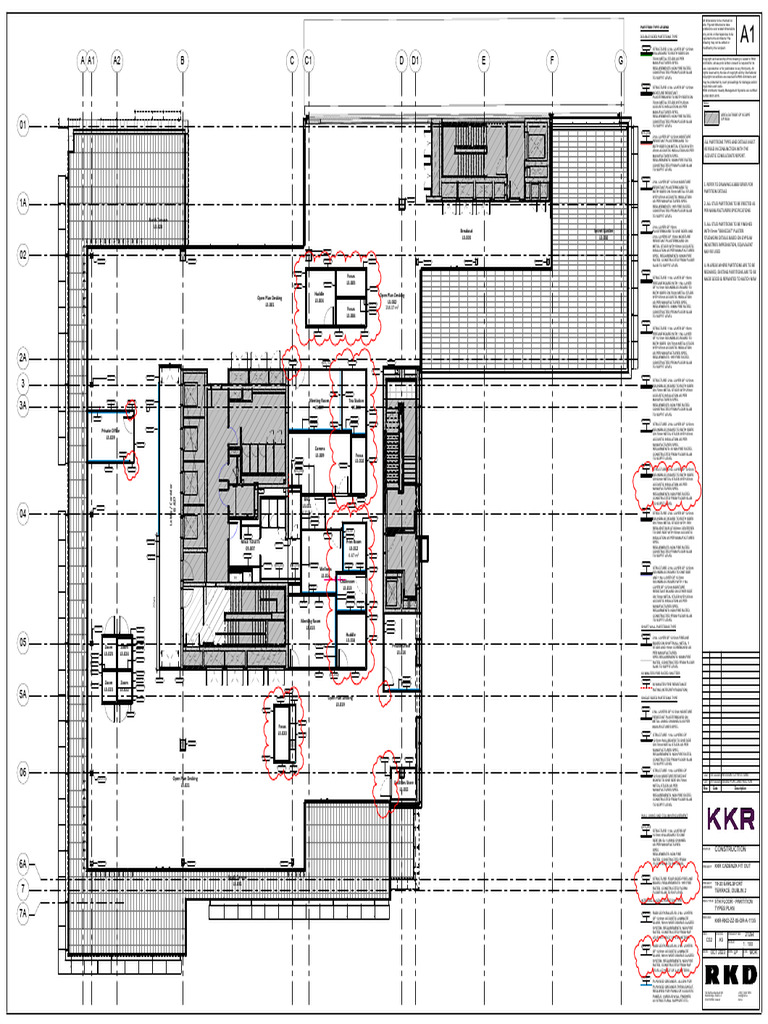 KKR RKD ZZ 05 DR A 1135 5th Floor Partition Types Plan c2 1 | PDF ...