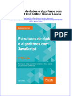 full download Estruturas De Dados E Algoritmos Com Javascript 2Nd Edition Groner Loiane online full chapter pdf 