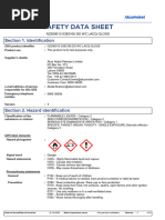 Finish Rinse Aid Safety Data Sheet | PDF | Dangerous Goods | Toxicity