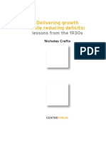 Delivering Growth While Reducing Deficits