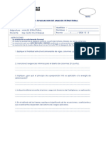 Primera Evaluacion de Analisis estructural