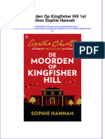 PDF of de Moorden Op Kingfisher Hill 1St Edition Sophie Hannah Full Chapter Ebook