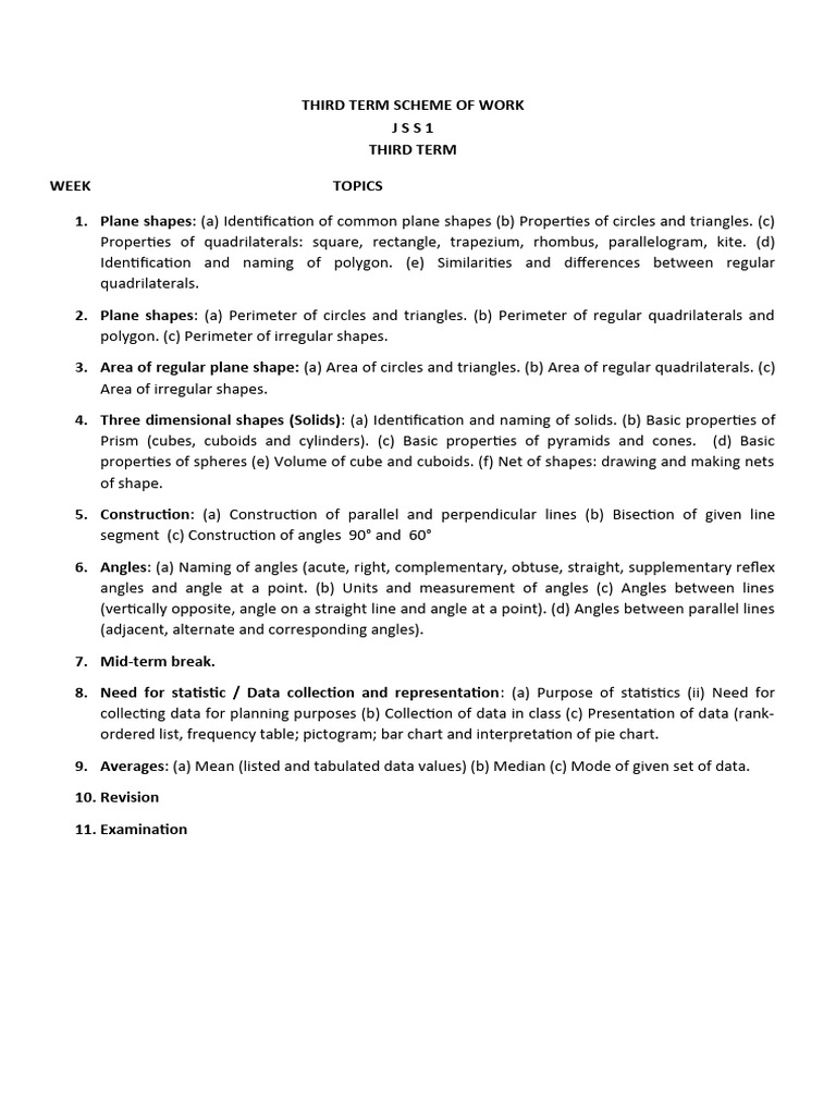 JSS GRADE 8 NOTES PDF FREE DOWNLOAD TERM 3 MATHS visual data 3