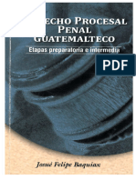 Derecho Procesal Penal Guatemalteco Josué Felipe