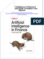 Full Ebook of Artificial Intelligence in Finance A Python Based Guide 1St Edition Yves Hilpisch Online PDF All Chapter