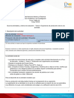 Activity Guide and Evaluation Rubric Task 4 - Oral Production Experience and Activity