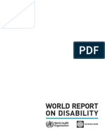 World Report On Disability 2011