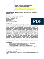 Programa Tópicos Especiais em Ciência Política VII - Prof. Pedro Benetti