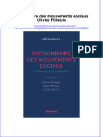 Download pdf of Dictionnaire Des Mouvements Sociaux Olivier Fillieule full chapter ebook 