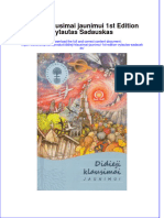 PDF of Didieji Klausimai Jaunimui 1St Edition Vytautas Sadauskas Full Chapter Ebook