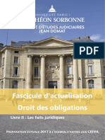 Obligations - Actualisation 2017 Livre II Faits Juridiques