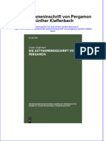 Download pdf of Die Astynomeninschrift Von Pergamon Gunther Klaffenbach full chapter ebook 