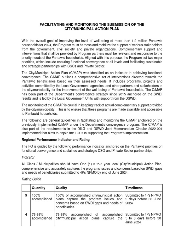 Proposed CMAP Monitoring Template April2024 | PDF | United States ...