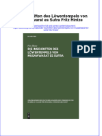 Download pdf of Die Inschriften Des Lowentempels Von Musawwarat Es Sufra Fritz Hintze full chapter ebook 