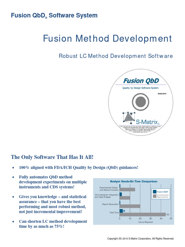Fusion QBD LC Method Development Brochure | PDF | High Performance ...