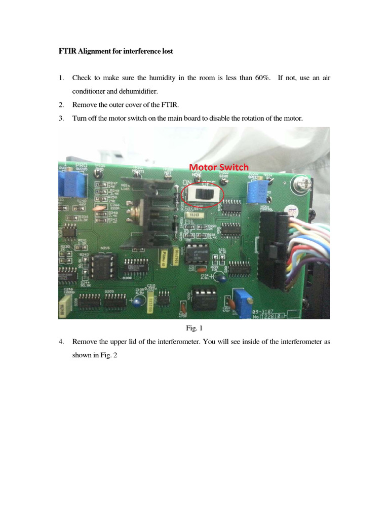 FTIR Interference Loss Alignment Guide | PDF | Atomic | Electromagnetic ...