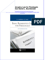 Download full ebook of Basic Bankruptcy Law For Paralegals 5Th Edition David L Buchbinder online pdf all chapter docx 