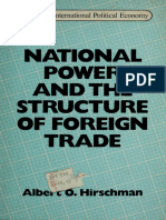 National Power and The Structure of Foreign Trade