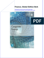 Full Download Corporate Finance Global Edition Berk Online Full Chapter PDF