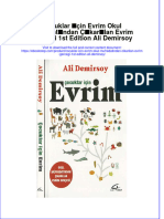 Full Download Cocuklar Icin Evrim Okul Mufredatindan Cikarilan Evrim Gercegi 1St Edition Ali Demirsoy Online Full Chapter PDF