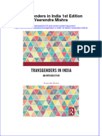 Full Ebook of Transgenders in India 1St Edition Veerendra Mishra Online PDF All Chapter