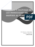 Protocolos y Politicas de Las Necesidades Del Servicio Al Cliente